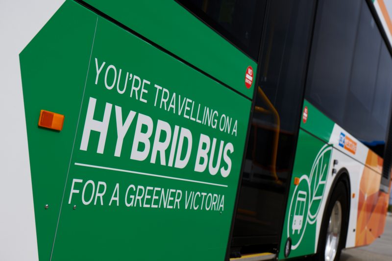 Hybrid Bus Operated By CDC Melbourne
