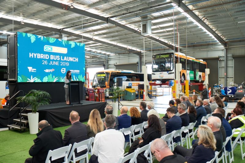 Hybrid Bus Launch at CDC Wyndham